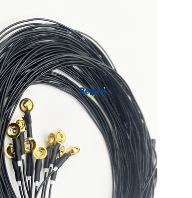 Herbruikbare EEG-bekerelektroden met goudverf en 3m kabel