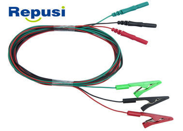 Tab Surface Alligator Clip Leads op Neurologiegebied kiest met Kleurenzwarte uit